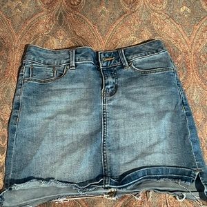 Denim Calvin Klein mini skirt